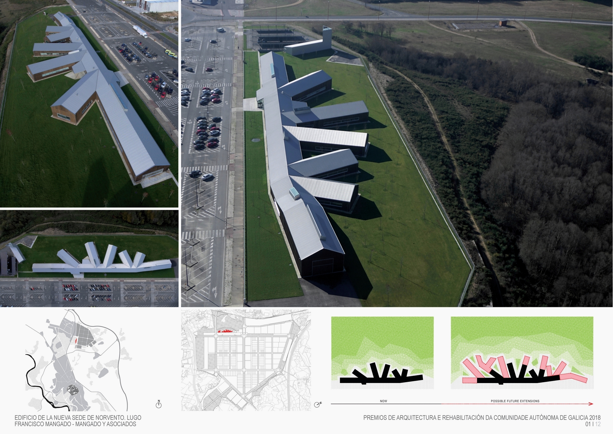 EDIFICIO DA NOVA SEDE DE NORVENTO. LUGO